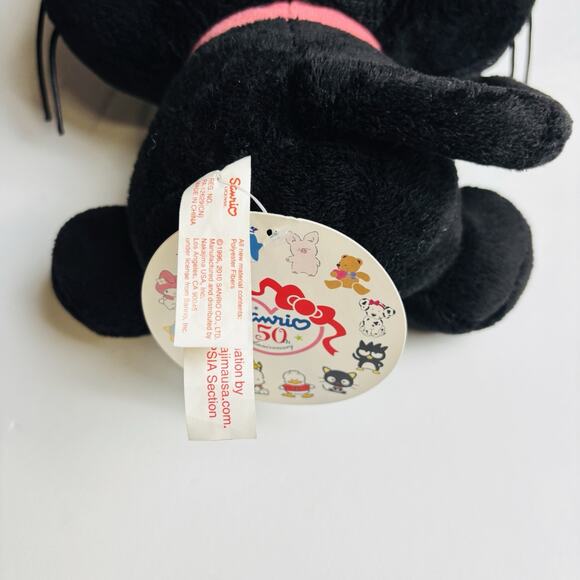 Sanrio Chococat Plush Hello Kitty Cat Pink Collar 2010 RARE - Picture 8 of 14